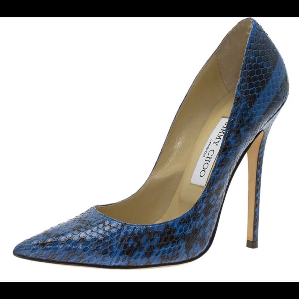 Jimmy Choo snakeskin heels